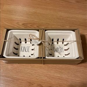 Rae Dunn Wash & Rinse Berry Basket